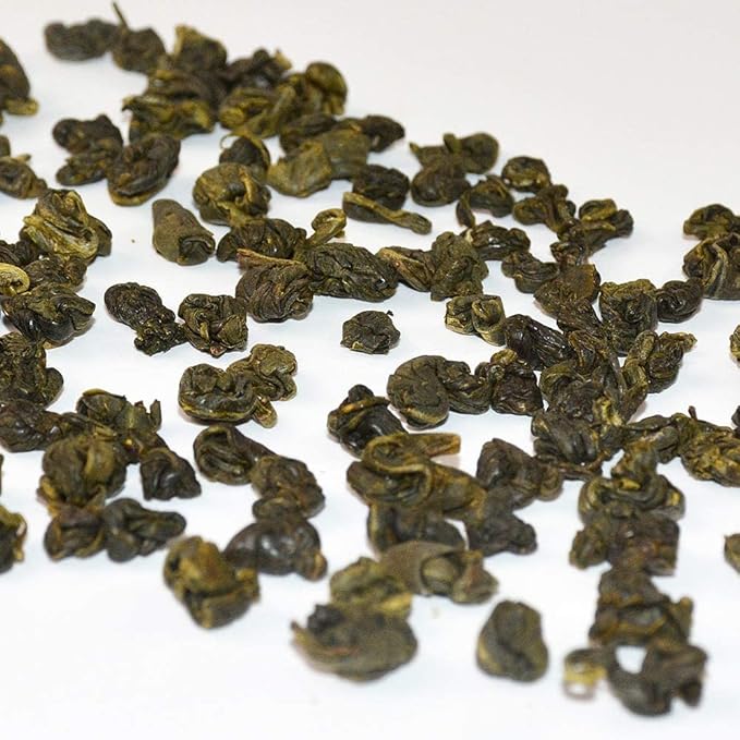 TIAN HU SHAN Premium Green Tea Loose Leaf 16 Ounce (454g) (Pack of 2)