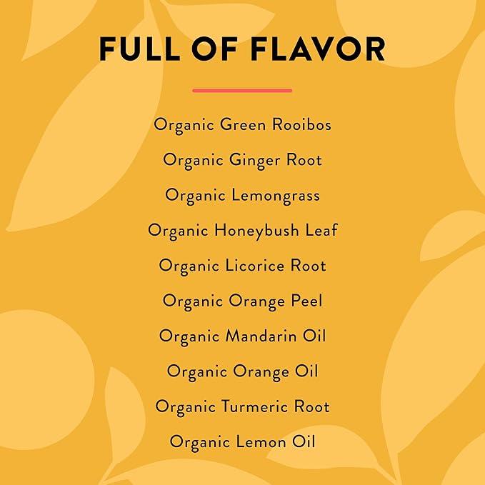 Choice Organic Teas Mandarin Ginger Tea - Organic Herbal Tea - 48 Tea Bags (Pack of 3)