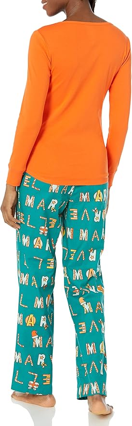 Amazon Essentials Disney | Marvel | Star Wars Women's Flannel Pajama Sleep Sets