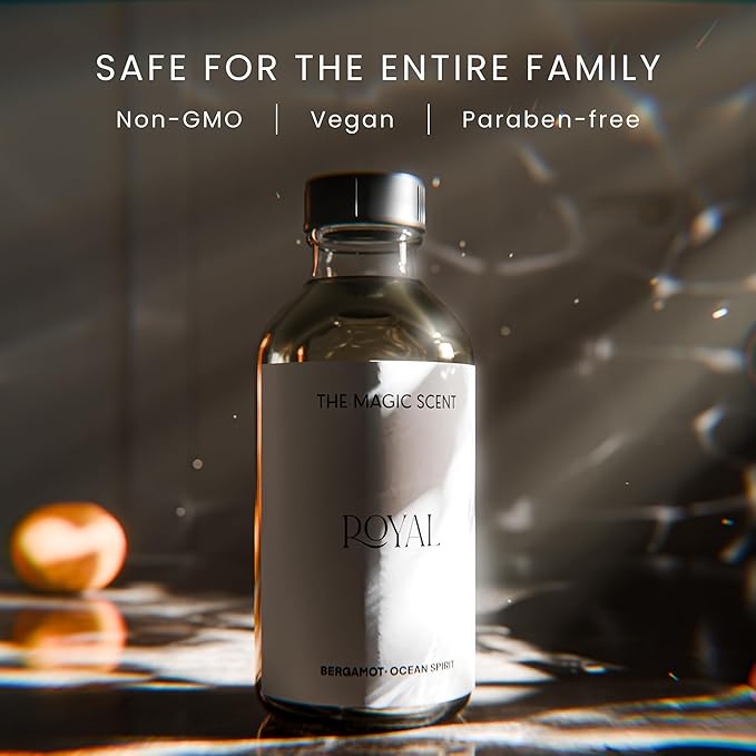 The Magic Scent Royal Hotel Diffuser Oil - Cold-Air & Ultrasonic Scented Oils for Diffuser Inspired by The Ritz Hotel, London - Essential Oils for Diffusers Aromatherapy - 8.5 fl oz, 250 mL