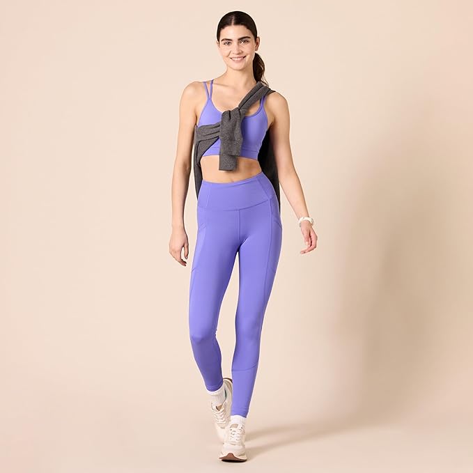 Amazon Essentials Womens Active Sculpt Light Support Strappy Back Sports Bra