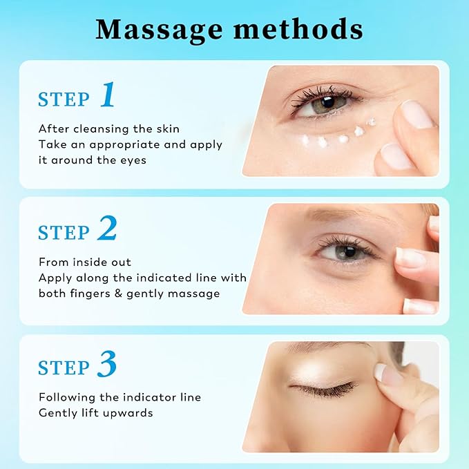 Retinol Eye Cream - Eye Cream for Dark Circles, Puffiness, Anti Aging, with Hyaluronic Acid, Peptides, Caffeine, Reduces Bags, Smooths Wrinkles & Fine Lines, Dark Circles Under Eye Treatment, 1 fl oz