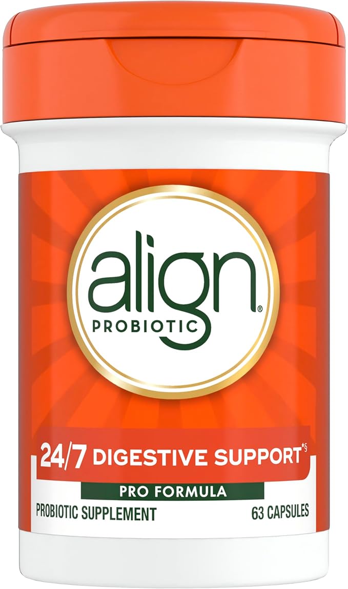 Align Probiotic, Pro Formula, Probiotics for Women and Men, Probiotics for Digestive Health, Men and Womens Probiotic Capsules Help Relieve Occasional Bloating & Gas*, 63 Capsules