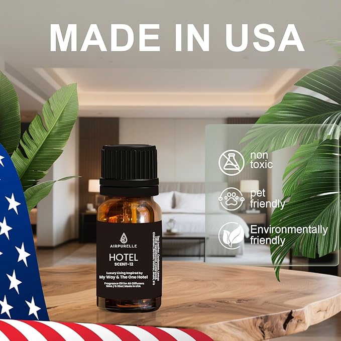 Luxury Diffuser Oil – Sumptuous Leather, Warm Sandalwood & Elegant Iris Premium Fragrance Oil for Ultrasonic and Waterless Diffusers and Crafting 2‑Pack (2 × 0.34 fl oz)-“My Way” Scent
