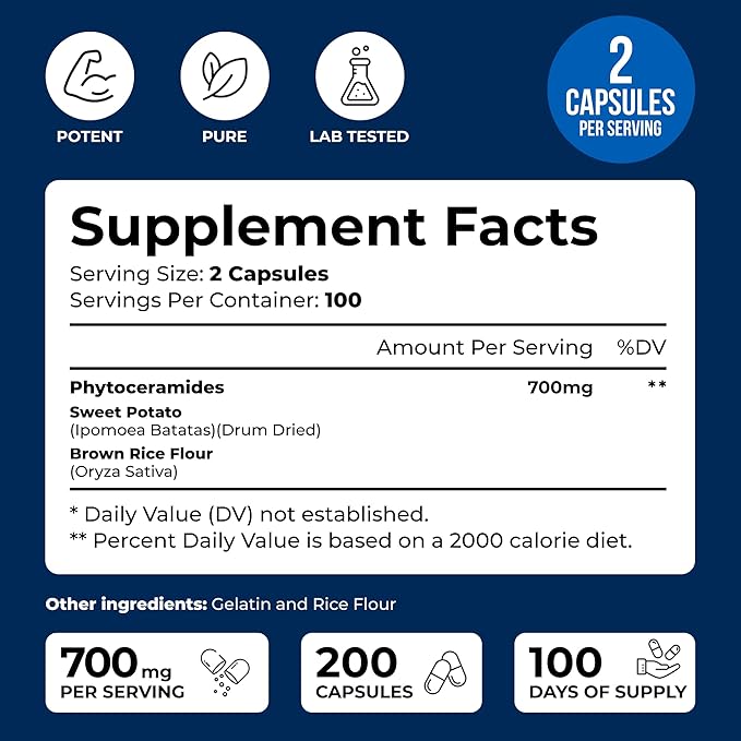 We Like Vitamins Phytoceramides 700mg - 200 Capsules All Natural Wheat Free and Plant Based - Phytoceramide Supplement - Skin Supplement for Women - Ceramides for Skin Hydration, Repair, Rejuvenation
