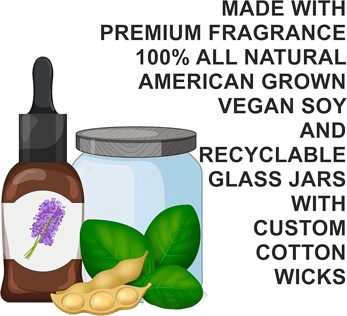Bookstore Scented Candle - Smells Like Books - Leather - Coffees - 100% Naturally Vegan Soy and Premium Fragrance | Great Gift | Recyclable Glass Jar | Handmade in Denver, Colorado (4oz Glass Jar)