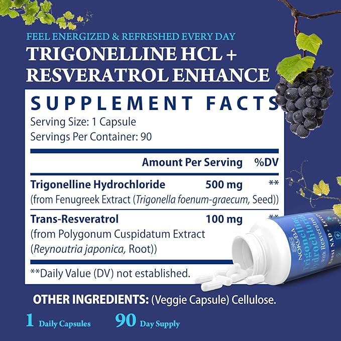 Strength NMNH Alternative with Trigonelline HCL 500mg & Resveratrol 100mg | NAD Supplement for Women & Men | Plant Extraction NAD+ Precursors for Energy Boost & Healthy Aging | 90 Capsules