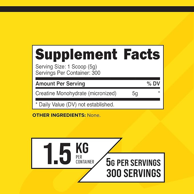 Primaforce Creatine Monohydrate Supplement – 1.5 KG - Micronized Powder