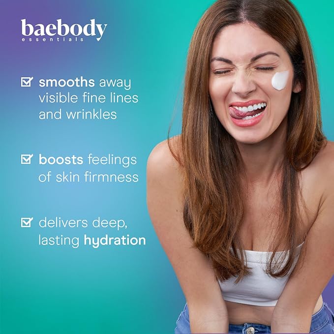 Baebody Collagen Retinol Snail Mucin Face Moisturizer with and Snail Mucin Face Serum Beauty Bundle
