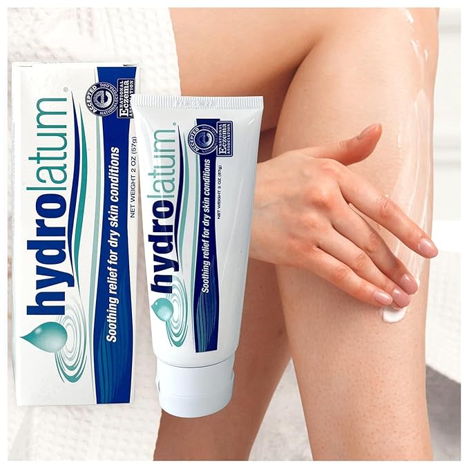 Dry Skin Cream - Hydrating Moisturizer for Sensitive & Extra Dry, Nourishing Body Lotion for Men & Women - 2oz