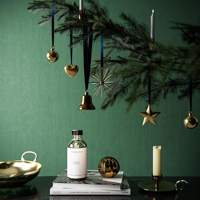 The Magic Scent Pine Aroma Oil - Diffuser Scent - Cold-Air & Ultrasonic Diffuser Oil - Pine Essential Aromatherapy - 8.5 fl oz, 250 mL