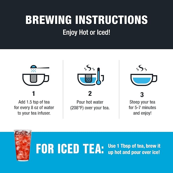 Tiesta Tea - Palm Beach Punch, Loose Leaf, Fruit Punch Herbal Tea, Caffeine-Free Tropical Blend with Apple, Carrots & Orange, Brew Hot or Iced, 4oz Refillable Tin, 50 Cups