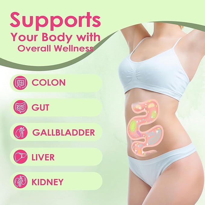 1 Day Happy Colon Cleanser - Gentle Herbal Formula for Digestive Support, Natural Cleanse - 8 fl.oz. (1Pc)