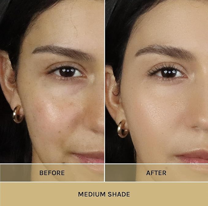 CHICA BEAUTY 3 in 1 Tinted Face Moisturizer with Anti-Aging Antioxidants, Vitamin A&E, SPF 30 Sunscreen with UVA/UVB Protection - Oil Free, Vegan, Cruelty & Paraben Free, All Skin Types - Medium Shade