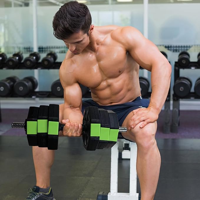 Adjustable Dumbbell Set, Adjustable Weights 30/44 /66/88 LBS Free Weight Set for Home Gym