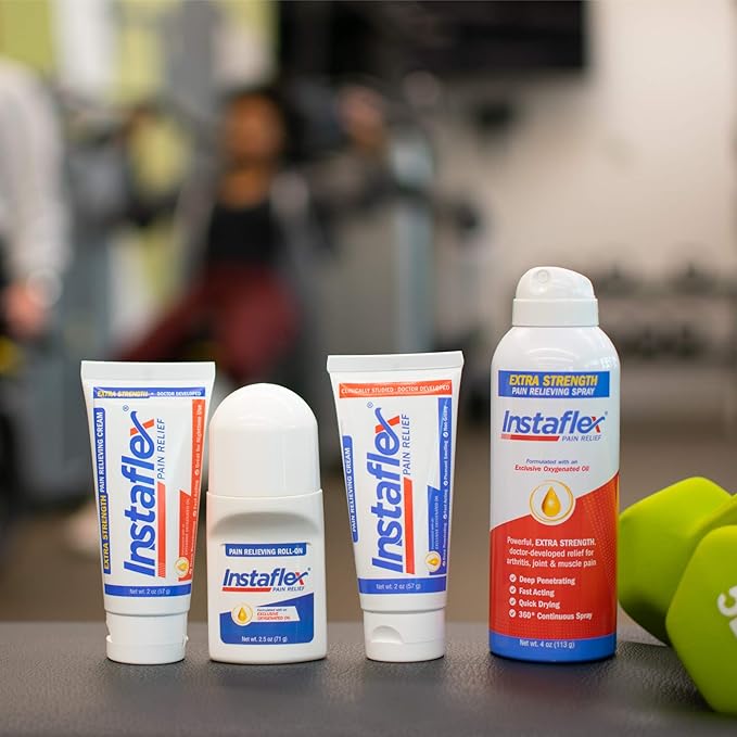 Healthy Directions Instaflex Pain Relief Cream Delivers Clinically Studied Relief from Arthritis, Back Pain, Strains and Joint and Muscle Pain (2 oz)