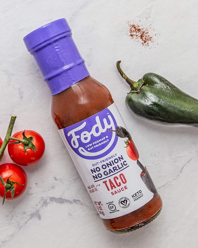 Fody Variety Sauce Pack | Low FODMAP | No Onions or Garlic | Gluten & Lactose Free | 4, 8 Ounce
