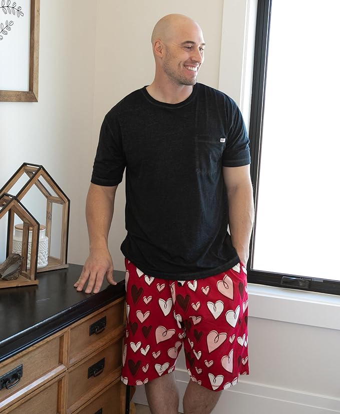 Lazy One Pajama Shorts for Men, Men's Pajama Bottoms, Sleepwear