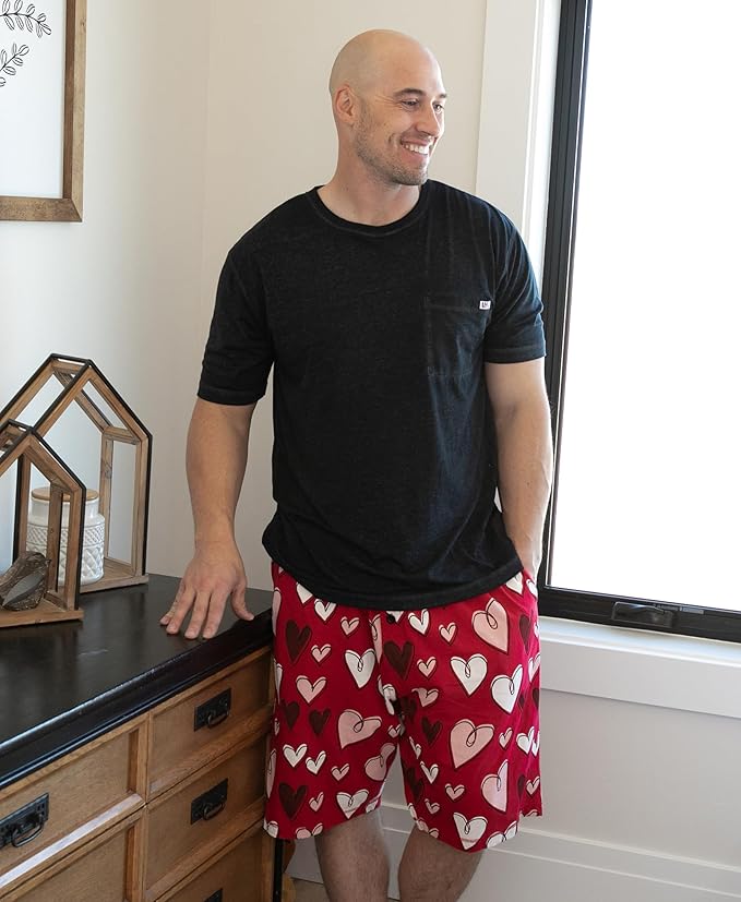 Lazy One Pajama Shorts for Men, Men's Pajama Bottoms, Sleepwear