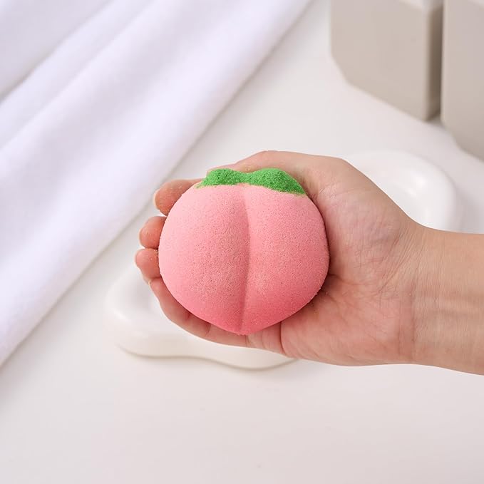 Bath Bombs for Teen Girls Boysโ Fruit Shaped, Handmade Natural & Non-Toxic with Surprise Inside, Colorful Fun Bath Stuff for Kids Ages 3+
