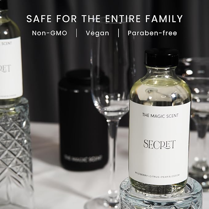 The Magic Scent Secret Diffuser Oil - Hotel & Home Luxury Scents - Diffuser Oil Scents for Home Designed for Use in All Diffusers - 8.5 fl oz, 250 mL