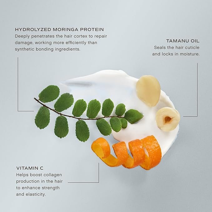 INNERSENSE Organic Beauty - Repair Hair Mask | Strengthen, Fortify, Smooth | Non-Toxic, Cruelty-Free, Clean Haircare (6 fl oz | 177 mL)