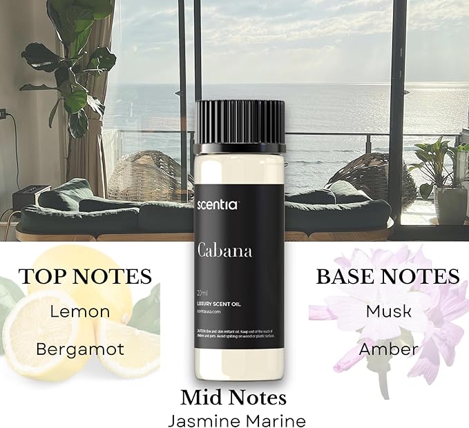 Scentia Hotel Diffuser Oil | Aromatherapy Fragrances Inspired by 5-Star Hotels | Luxurious Scents Gift Set - 3 x 20ml Bottles Set - The 1 Hotel Miami, W Hotel & 5- Star Hotels