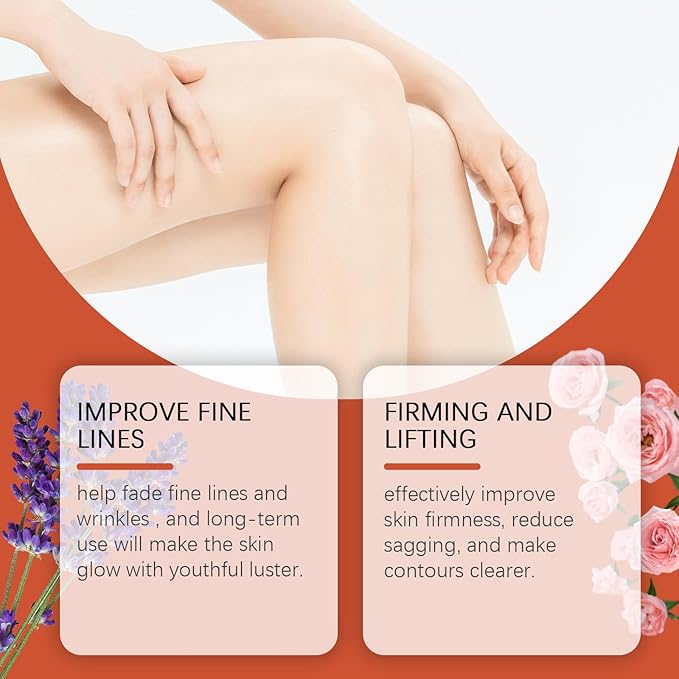 Magic Body Firming Oil for Crepe Skin, 8 Natural Plant Cold-Pressed Oils, Hydrating Care for Full Body that Plumps, Tightens, and Nourish Dry Skin, After Shower Body Oil for Women