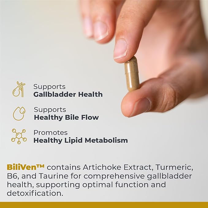 Premier Research Labs BiliVen -Gallbladder & Liver Cleanse Supplement, Gallbladder Support Pills with Artichoke Extract, Milk Thistle, Vitamin B6, Beet Root, Turmeric, Curcumin- 60 Vegetarian Capsules