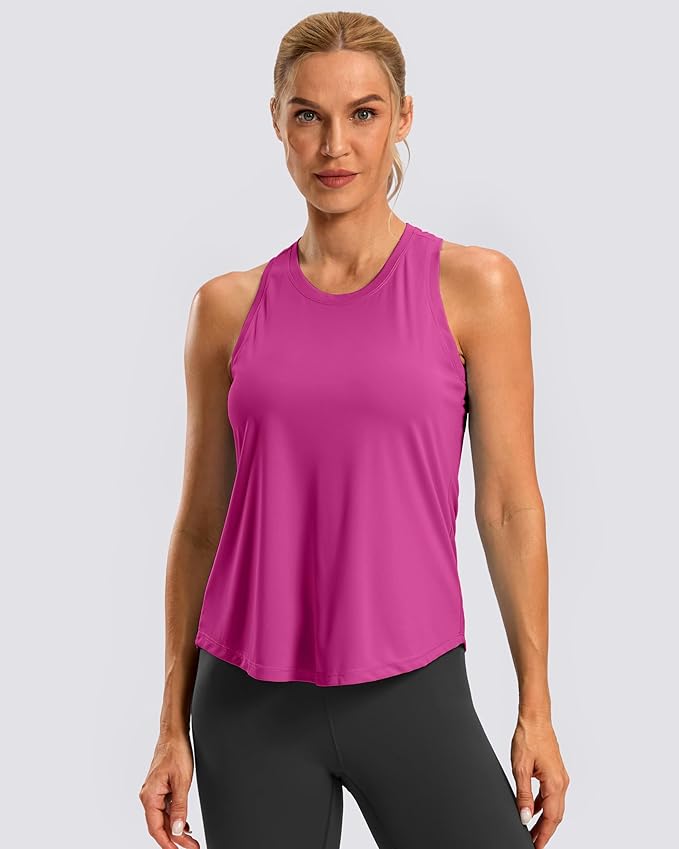 G Gradual Women's Workout Tank Tops Racerback Athletic Yoga Tops Loose Fit Sleeveless Running Gym Sports Shirts for Women