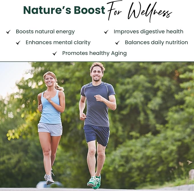 Greens+ Organic RAW Superfood Powder, Super Blend Immune Support, Morning Kick, Energy Boost, Nutrition Vibrant Health, Dietary Supplement, Vegan Soy/Dairy/Gluten Free(8.46oz)