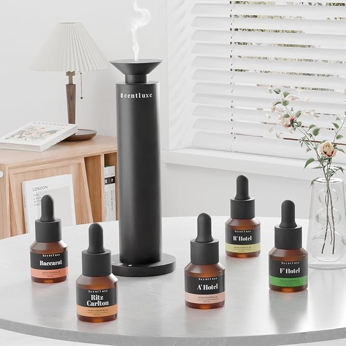 A 'Hotel Scent Aroma Diffuser Oil - Inspired by Atlantis Hotel for Home Premium Fragrance Oil for Ultrasonic and Waterless Diffusers and Crafting - 15 mL, Glass Bottle with Dropper