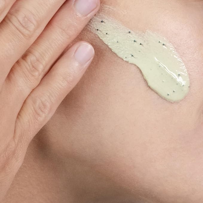 KORRES Santorini Grape Skin Refining Mask With Volcanic Sand, Activated Carbon Capsules And Salicylic Acid BHA For Pore Appearance, Gentle Exfoliation And Smoother Look, Vegan Skincare, 2.36 Fl Oz