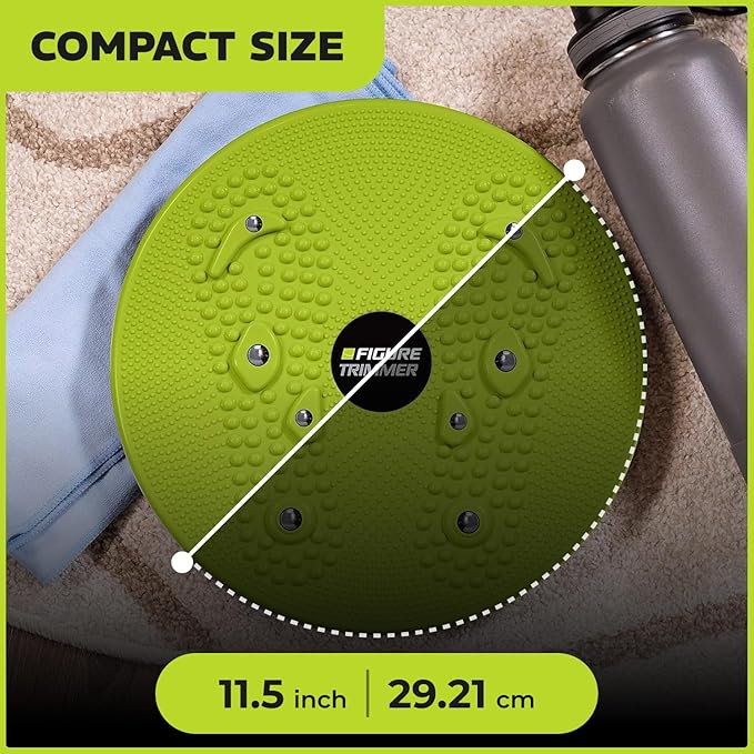 Daiwa Felicity Figure Trimmer Ab Twister Board - Waist Twister Machine for Core & Abs Exercise - Waist Twisting Fitness Tool, Dizzy Disc Twist Board for Slimming Workout & Reflexology