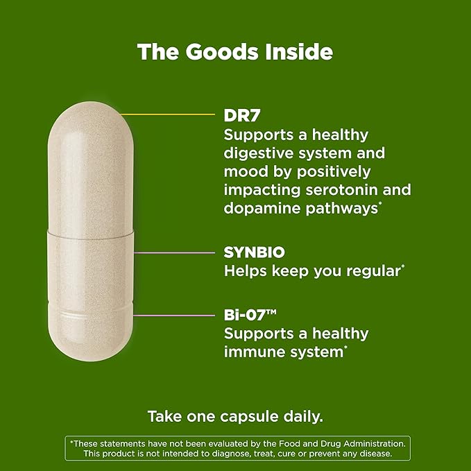 OLLY Big 10 Probiotic, Supports a Healthy Gut Microbiome,* 10 Billion CFUs, 30 Day Supply - 30 Count