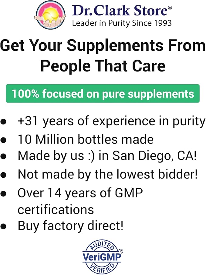 Dr. Clark Qck Kidney Clean, 125 Capsules – Natural Kidney Support & Detox Supplement