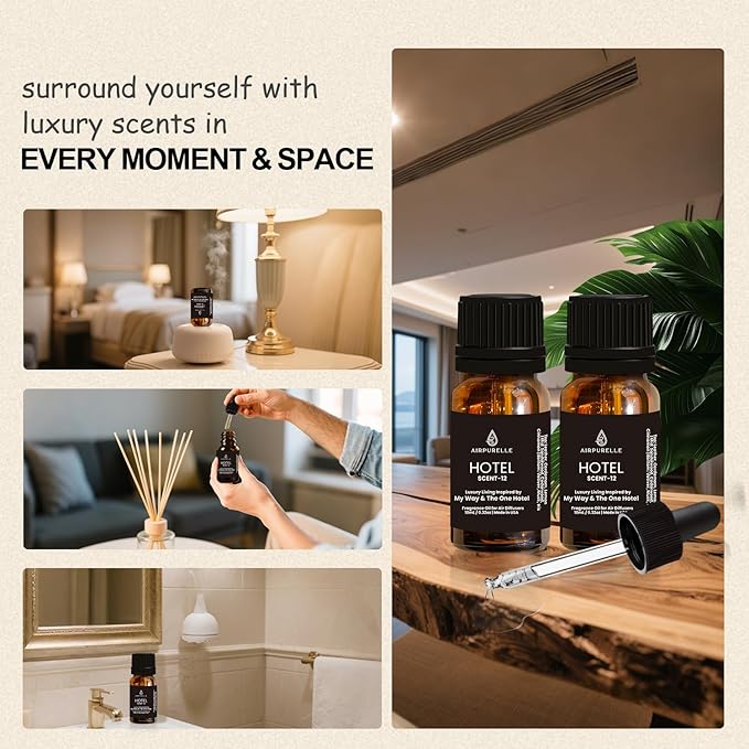 Luxury Diffuser Oil – Sumptuous Leather, Warm Sandalwood & Elegant Iris Premium Fragrance Oil for Ultrasonic and Waterless Diffusers and Crafting 1‑Pack (1 × 1.02 fl oz)-“My Way”Scent