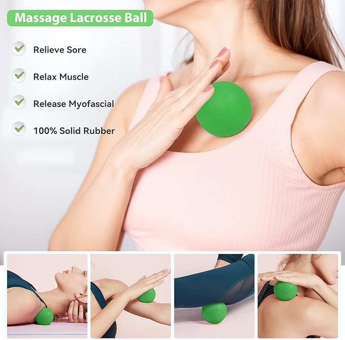 HASHMUST Pilates Ring Kit 12 PCS for Women, Home Workout Equipment with Magic Circle, Mini Exercise Ball, Resistance Bands, Massage Lacrosse, Yoga Strap, Full-Body Fitness Set for Toning & Gift