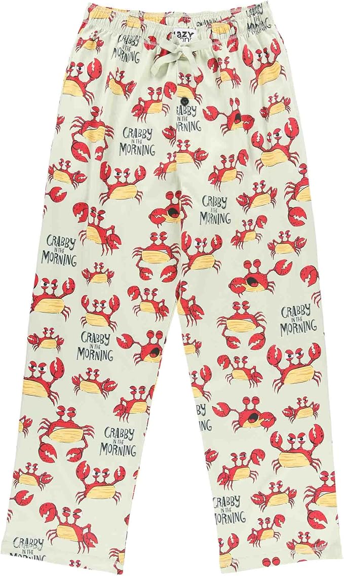 Lazy One Funny Ocean Pajama Pants For Men, Men's Separate Bottoms, Lounge Pants, Fishing PJs