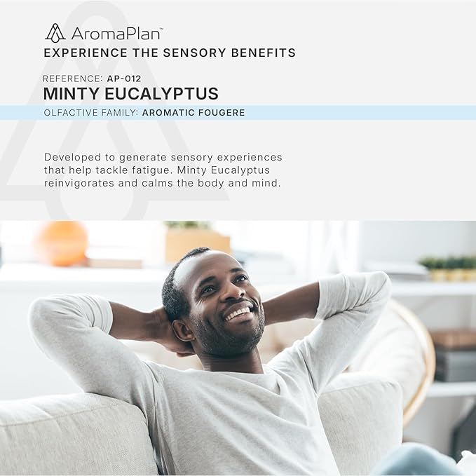 AromaPlan Hotel Scents Minty Eucalyptus 16 Fl Oz (473ml), Home Luxury Aroma & Hotel Diffuser Oil- Hotel Diffuser Oil for Aromatherapy- USA Made, Bigger Bottle, Bolder Aroma & Longer Lasting