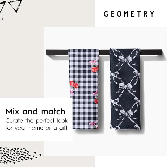 GEOMETRY Spring Kitchen Towels - Quick Dry Microfiber Cloth Spring & Summer Dish Towels for Kitchen Drying - Premium Quick Dry Towel - Sandy Palms, 18" x 30" - 1-Pack