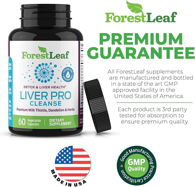 Liver Cleanse Detox & Repair - Fatty Liver Repair Detox Complex Supplement w/Choline, Zinc, Milk Thistle, Dandelion Root, Turmeric, Burdock, Artichoke - Liver Support Supplement | 60 Caps