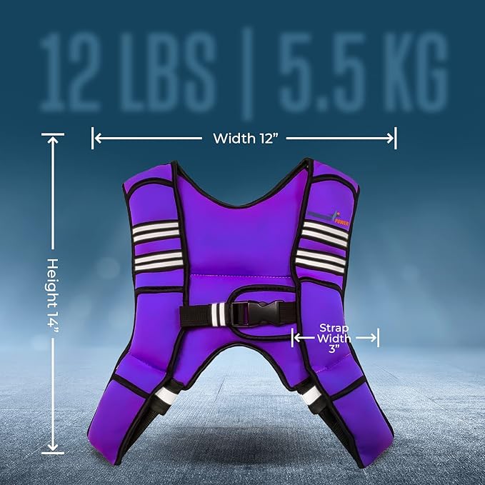Weighted Vest for Men and Women 6Lb/8Lb/10Lb/12Lb/15Lb/20Lbs Adjustable Workout Vest for Strength Training, Running, Cardio, Rucking, Fitness & Cross Training