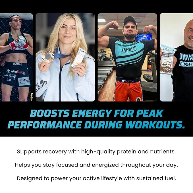 JiMMYBAR! - Immune! Orange Citrus Blast Protein Bars - 9g Protein Bar - 12 Count - 58g of Real Food - 300% of Daily Vitamin C - Chewy & Soft Meal Replacement Bar - Hand Drizzled Topping