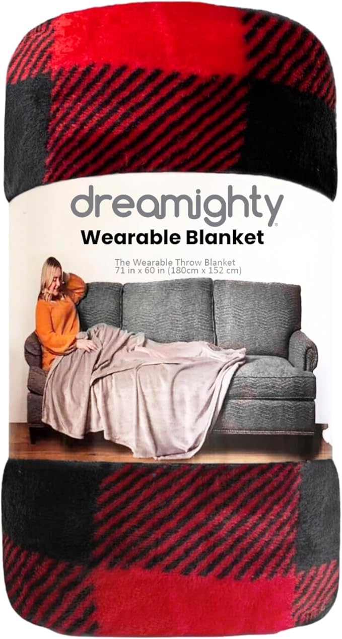 Wearable Blankets for Women, Adult Wearable Blanket Men, Top Christmas Gifts for Women, Wife Birthday Gift Ideas