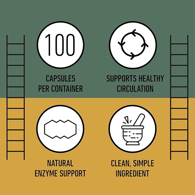 Complete Natural Products Nattokinase Capsules - 100 Count 570Mg 6000Fu'S, Support Healthy Circulation, Natto Enzymes, Gluten Free, Pure Soy Enzyme, Vegan, Non-GMO
