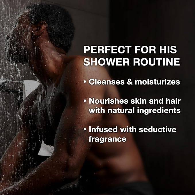 Kandi Bedroom for Men Body Wash | Pheromone Enhanced Moisturing & Deodorizing Wash | Eros Scent | Grooming Products for Men