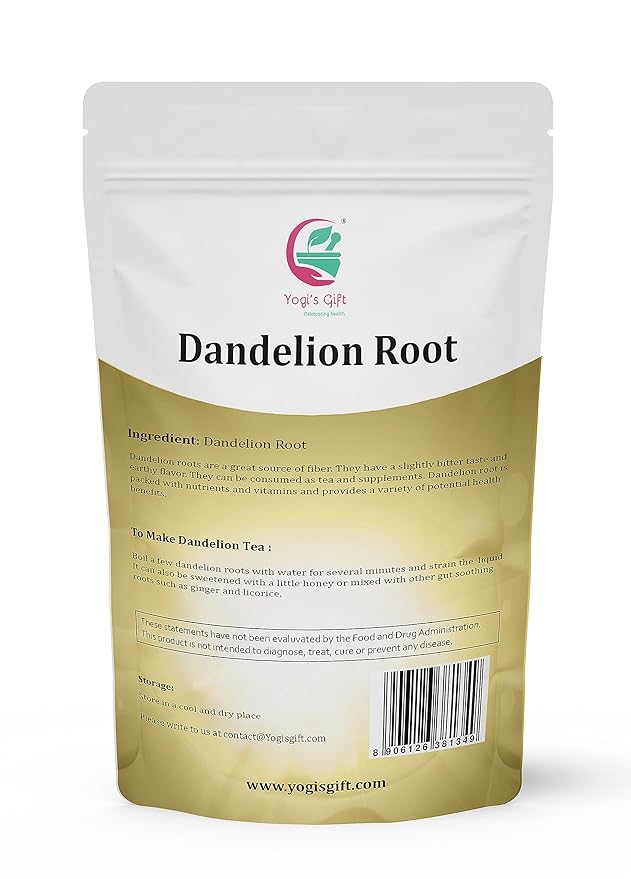 Dandelion Root 1 LB | Raw and Whole root | by Yogi's Giftยฎ