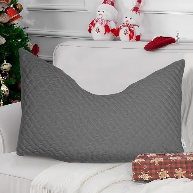 Shredded Memory Foam Pillows – Adjustable Loft, Orthopedic Support for Side/Back Sleepers, Pressure Relief for Cervical Spine, Machine Washable (Queen Size)