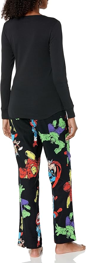 Amazon Essentials Disney | Marvel | Star Wars Women's Flannel Pajama Sleep Sets